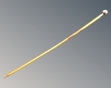 A police silver topped swagger stick.