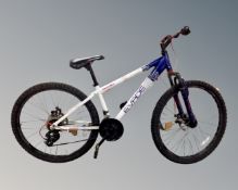 An Apollo Evade front suspension lady's mountain bike.