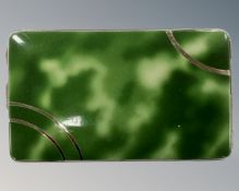 An Art Deco style powder case