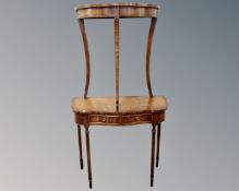 Two mahogany hall tables