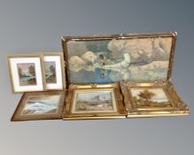 A box of After Robert Wesley Mick print Phantom Canyon, J.W.