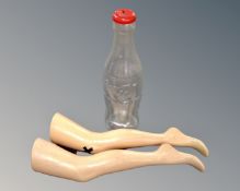 A wicker twin handled log basket,