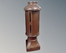 A 19th century chimney pot.