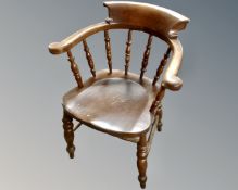 An Edwardian smoker's armchair.