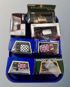 A tray of seven Corgi boxed die cast vehicles.