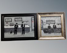 Two Rupert S L Thompson oil paintings on canvas,