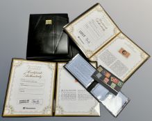 Seven albums of Westminster Philatelic Classics to include - The 1882 £5 Orange stamp,