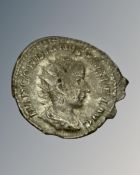 A Roman silver Denarius, Emperor Gordianus.