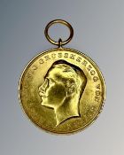 A World War I German bravery medal.