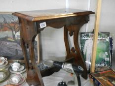 An old mahogany stool. (Collect only)