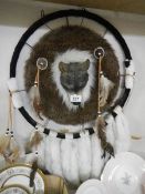 An American Indian style dream catcher.