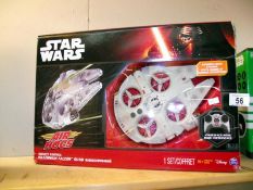 A sealed Air Hogs Star Wars remote control Millenium Falcon COLLECT ONLY