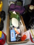 A quantity of new toiletries/beauty products etc, all new plus collection of toiletry bags