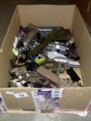 1 box containing Lego Bionicles and 1 containing Mergablocs, Halo etc