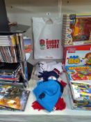 A Rugby shirt, 2 scarves, gloves etc. England by Canterbury - Shirt size is 2XL