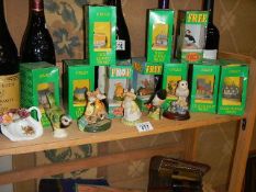A mixed lot of Beswick and Tetley ornaments.