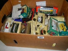 A box of collector's cars.