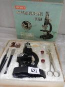 A circa 1950's Merit student microscope.