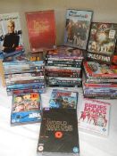 A mixed lot of DVD's.