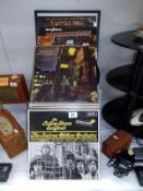 A quantity of vinyl LP records including The Rolling Stones, David Bowie, Black Sabbath, Abba