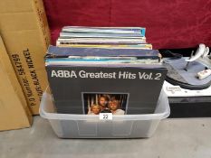A quantity of LP records including Abba, Orchestral & Bing Crosby etc.