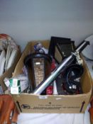 A collection of lamps, lighting & packets of bulbs COLLECT ONLY