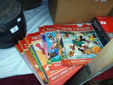 A quantity of Now I Know magazines