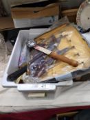 A quantity of cutlery etc.