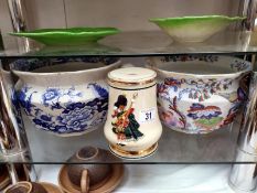 2 chamber pots etc.