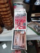 A quantity of antique books