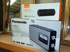 A Panasonic radio etc