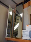 A quantity of oblong mirrors