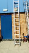 A 3.4 metre (closed) 6 meter (open) aluminium ladder. Collect Only.