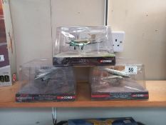 3 boxed Corgi WW11 Legends models AA30014, AA30011, AA30013