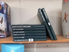 8 books titled, The epic flight