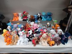 A large quantity of Beanie Babies
