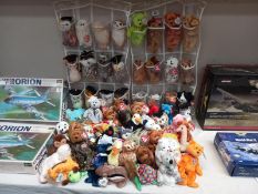 A large quantity of Beanie Babies