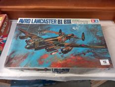 A boxed Tamiya Avro Lancaster scale 1:48 61020 4000
