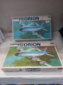 2 boxed Hasegawa planes 1:72 scale JS-147:2000