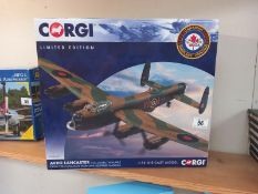 A boxed Corgi Avro Lancaster US32622F model