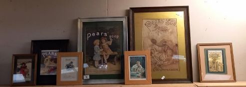 A group of Pears soap advertising pictures