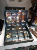 A collection of Graham/Carol/Haynes ducks in cabinets. COLLECT ONLY.