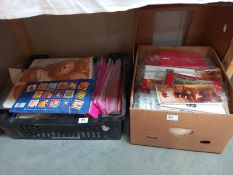 A quantity of mixed Christmas cards & a quantity of mixed greeting cards etc.