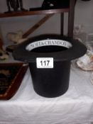 A Moet & Chandon top hat ice bucket