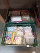 A quantity of mixed Christmas cards & a quantity of mixed greeting cards etc.