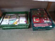 A quantity of mixed Christmas cards & a quantity of mixed greeting cards etc.