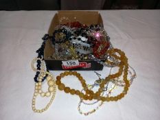 2 natural stone necklaces & 1 other with matching bracelet & earrings