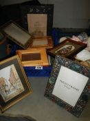 A crate of assorted pictures. COLLECT ONLY.
