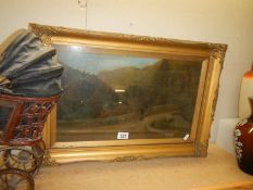 A good Victorian oil on canvas, (very dull so needs cleaning). Collect Only.