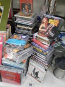 A quantity of CD's and talking book tapes.